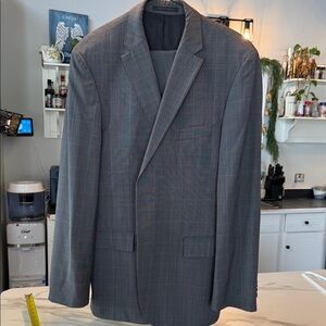 Boss Charcoal Suit Jacket and Pants